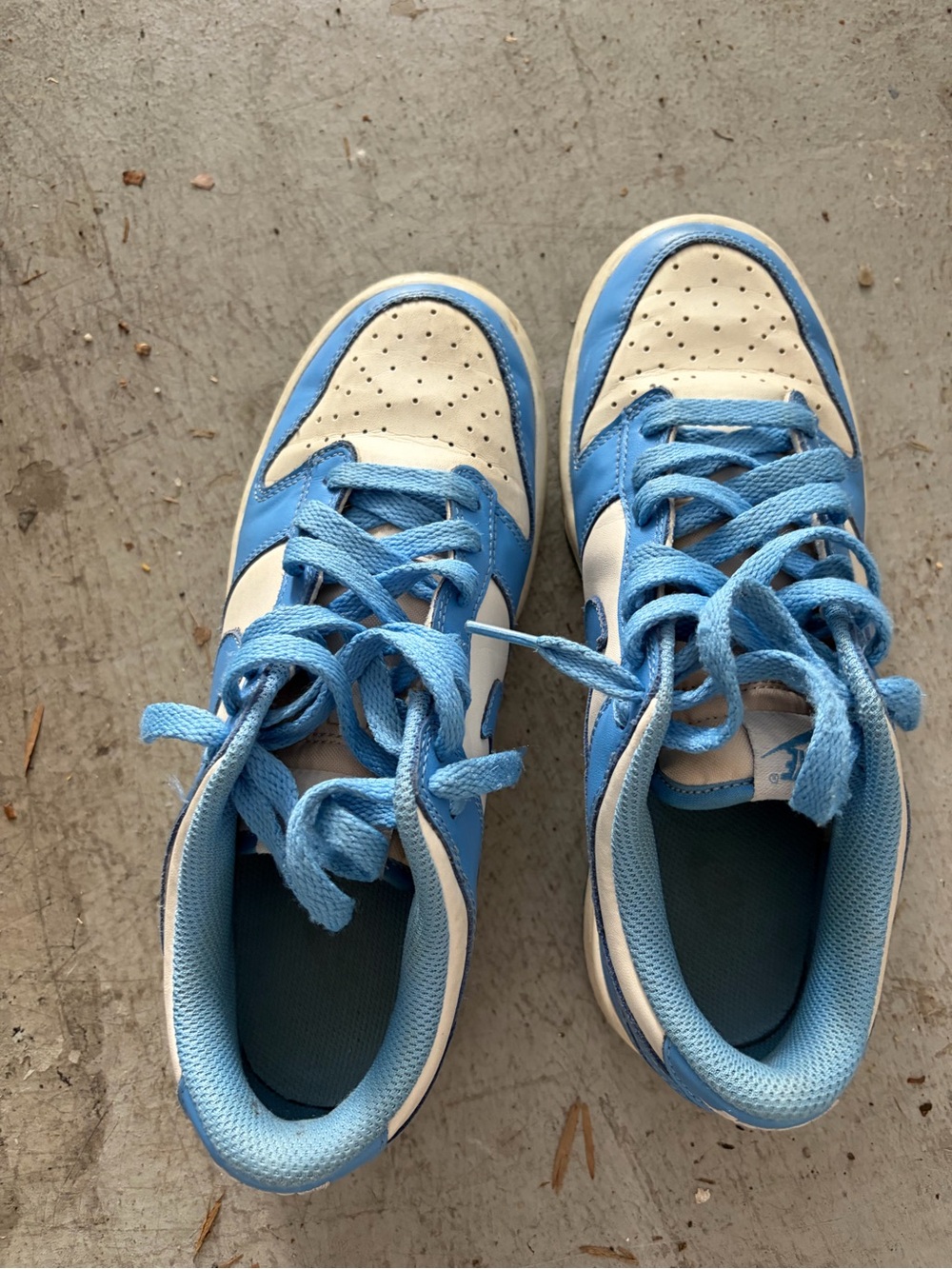 Nike Women’s Light Blue and White Sneakers